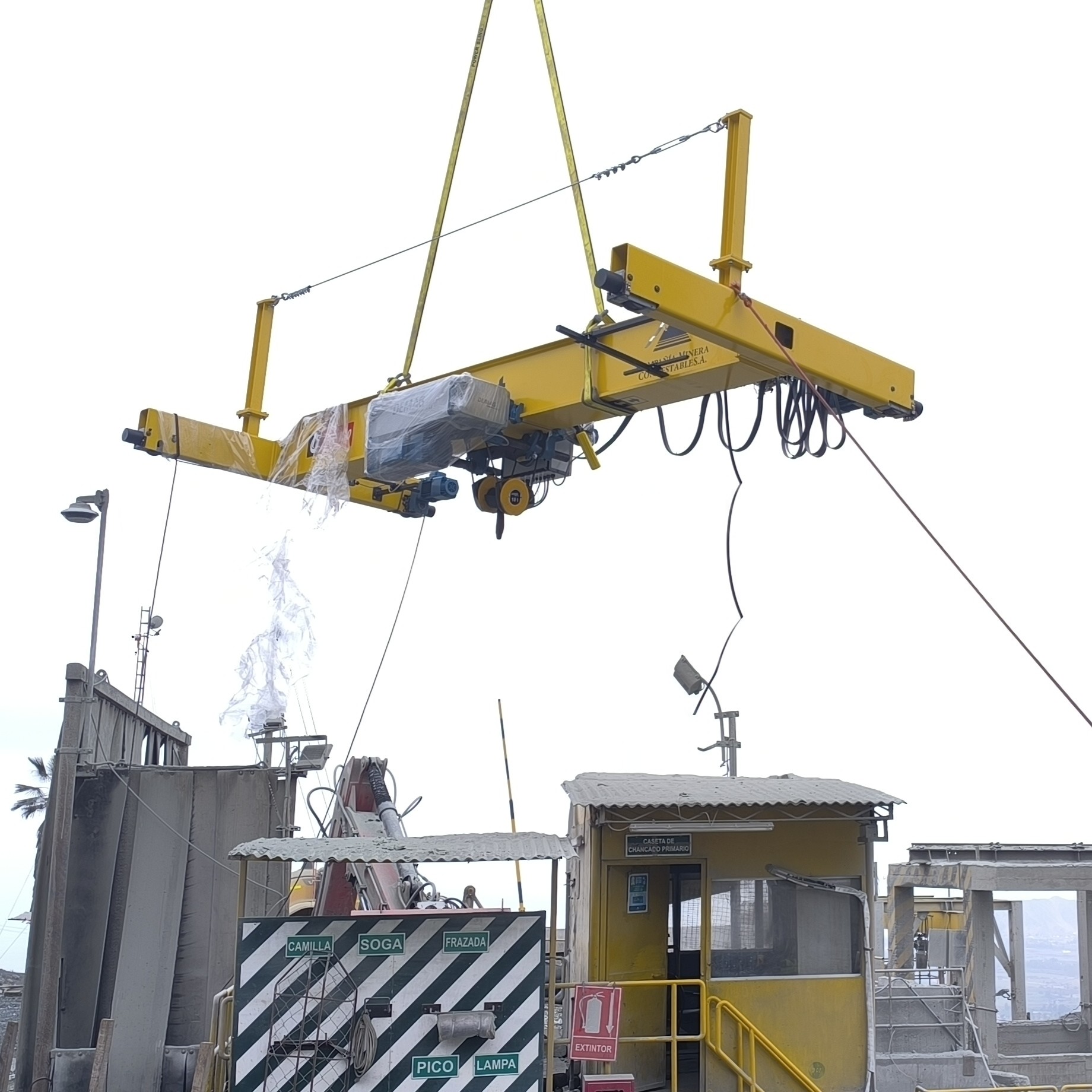 Montaje de puente grúa fase 2 – SERVIMAQ Perú